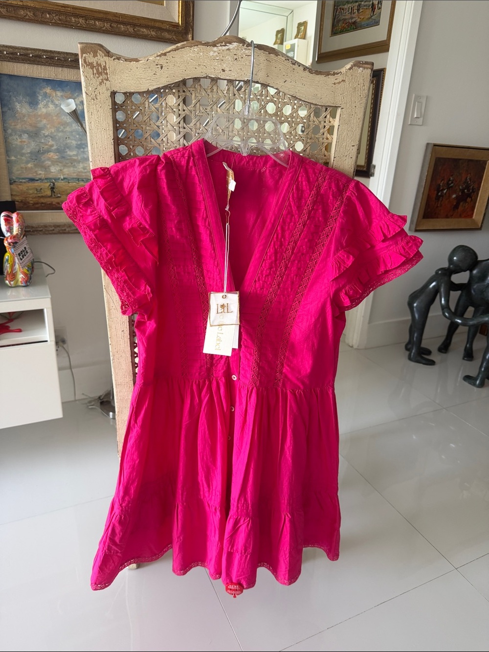 Love the Label Pink Peacock Amira Dress